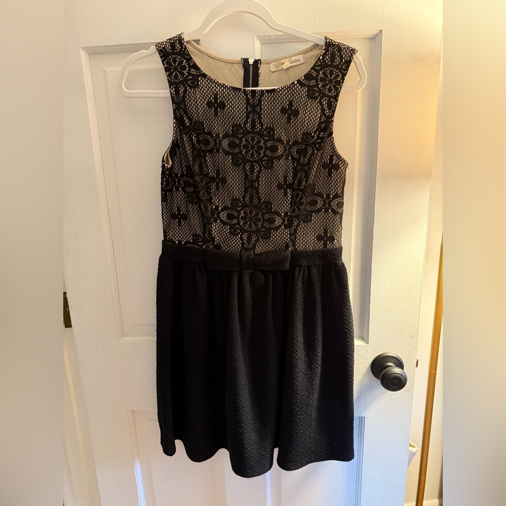 Rewind Black Lace Mini Dress